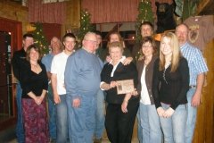 Vonda Renfrow presented Life Time Achievement to Sutter Fami