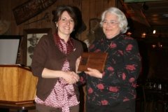 Vonda Renfrow With Volunteer Of The Year Jackie Crone